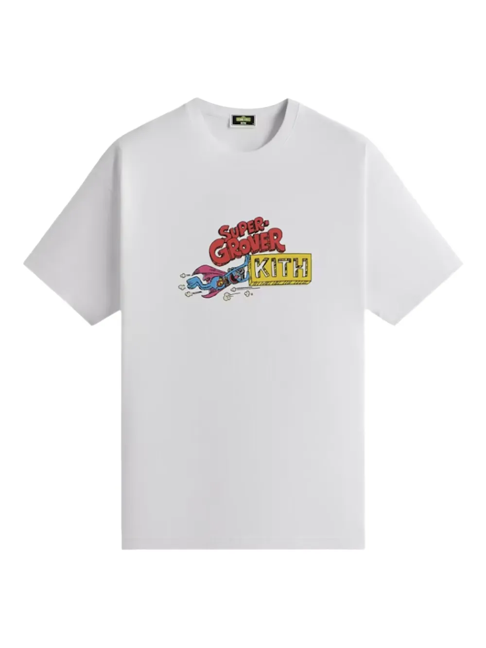KITH Stadium Sesame Street Super Grover "White" T-shirt | White | Image 1