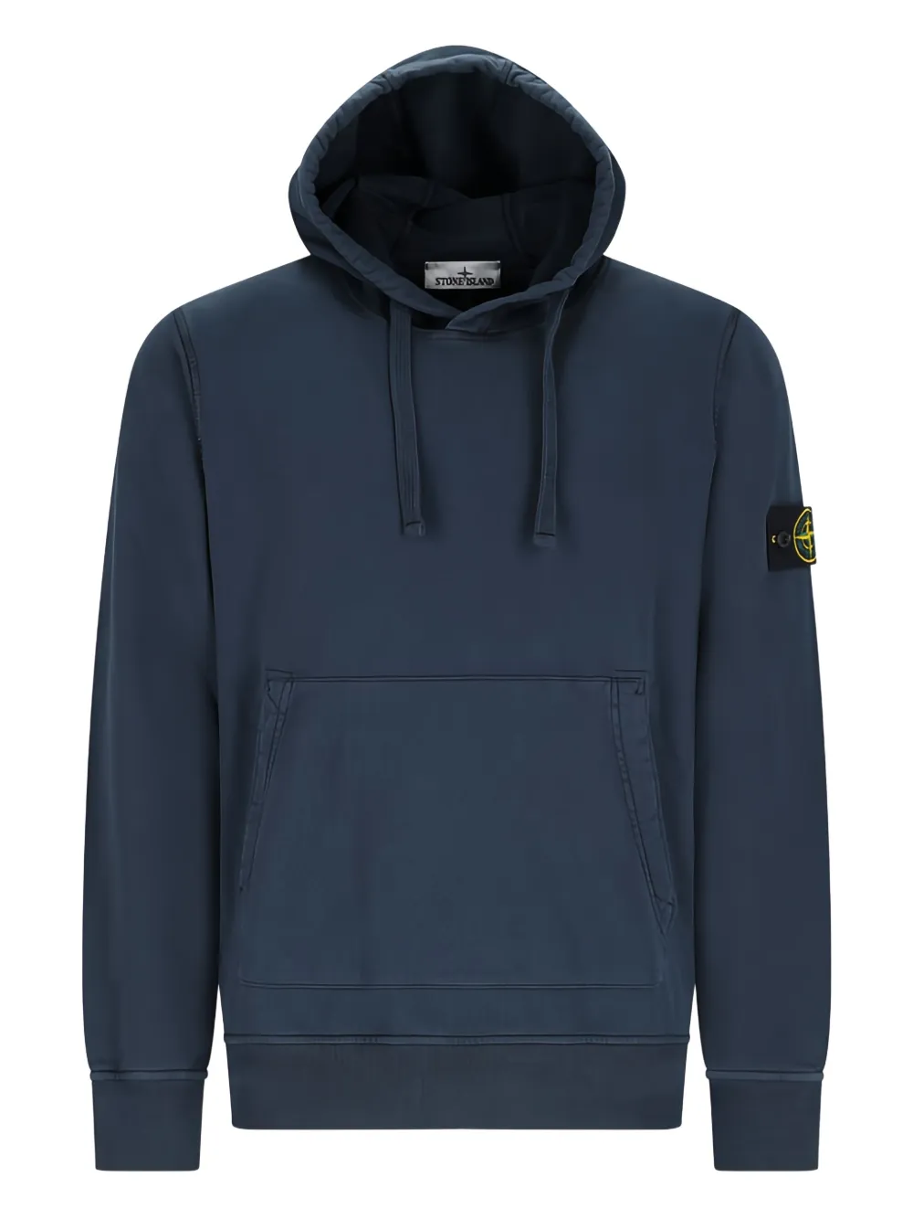 Stone Island logo-patch hoodie | Blue | Image 1