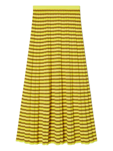 Tory Burch Saia listrada com pregas