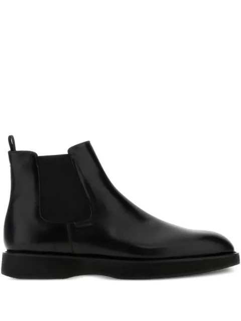 Prada Knöchelhohe Lederstiefel