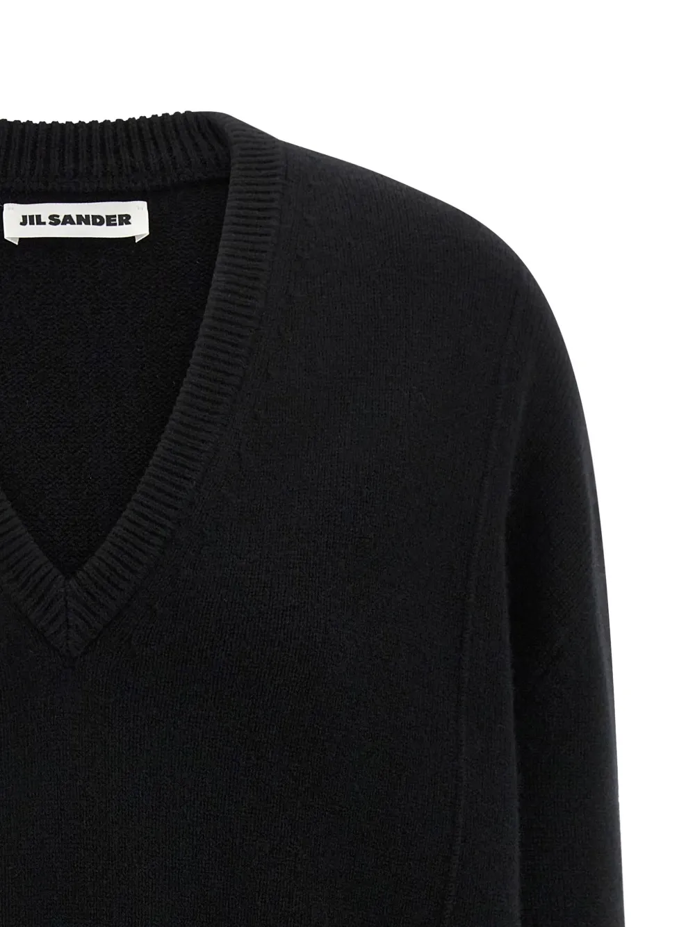 Jil Sander Cashmere Sweater Sweaters And Cardigans Black In Black