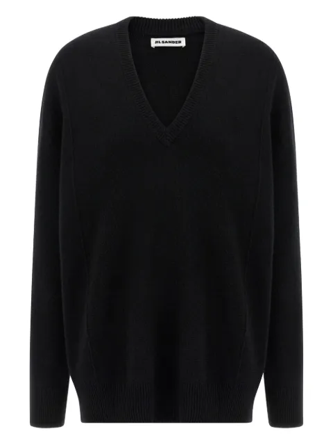 Jil Sander suéter con cuello en V