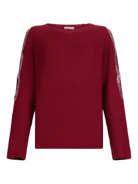 LIU JO cut-out embellished sweater