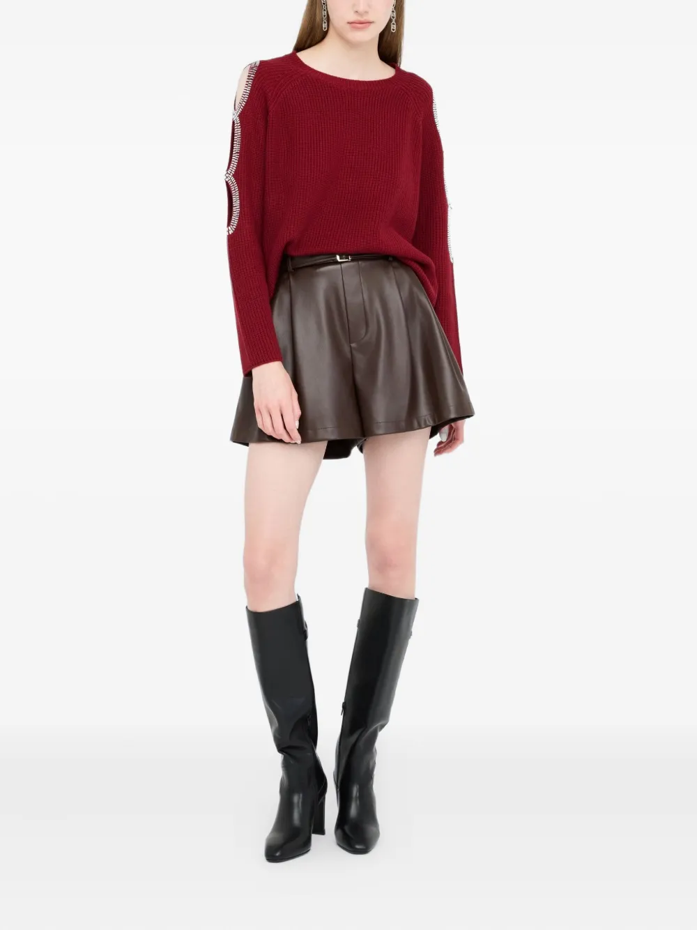 LIU JO cut-out embellished sweater | Knitted Sweaters | Image 2