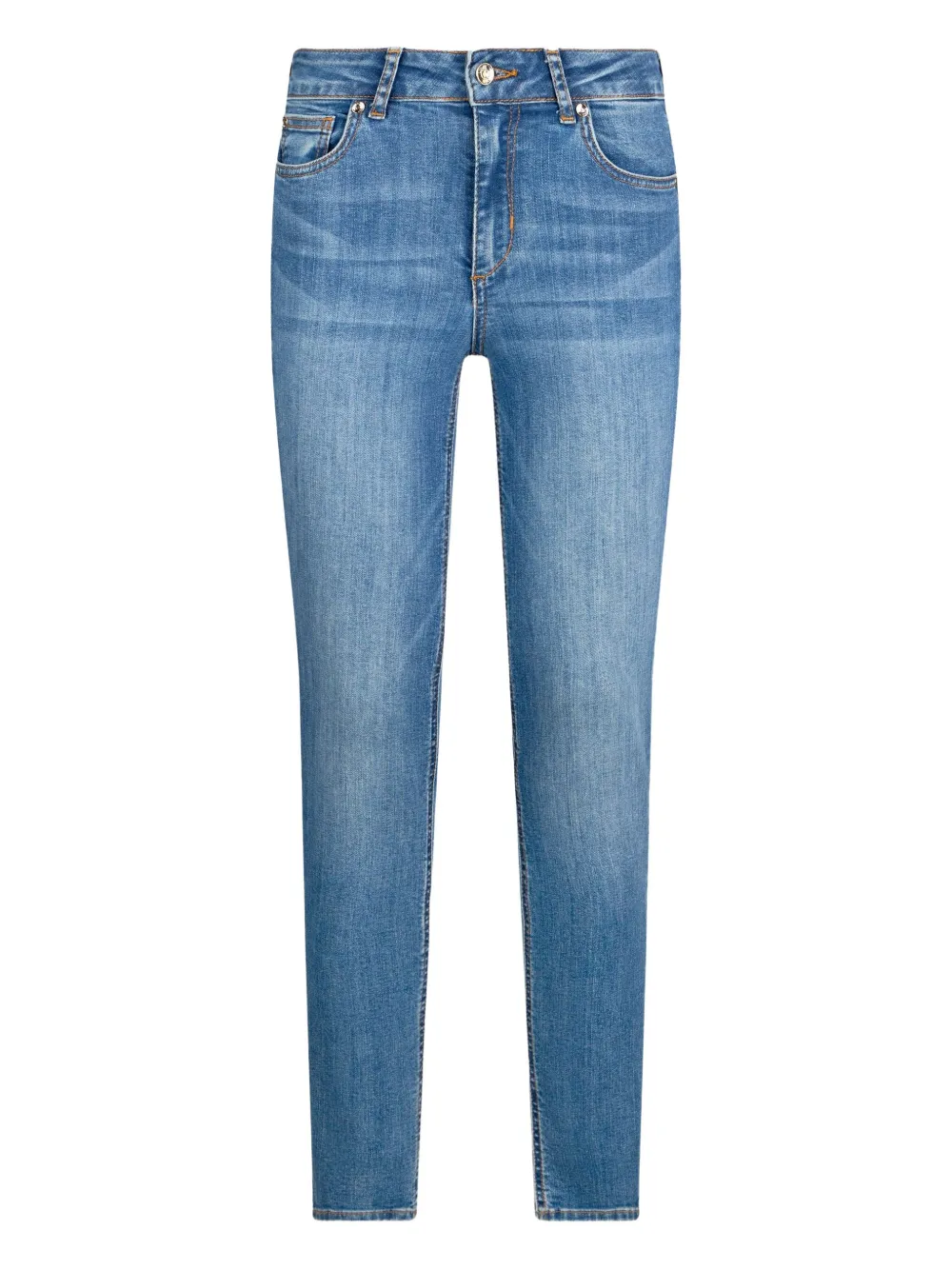 Liu •jo High-rise Skinny Jeans In Blue