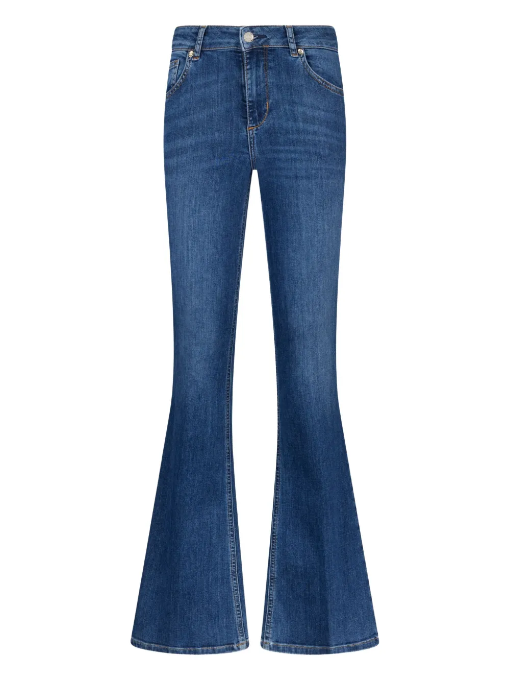 Liu •jo High-rise Flared Jeans In Blue