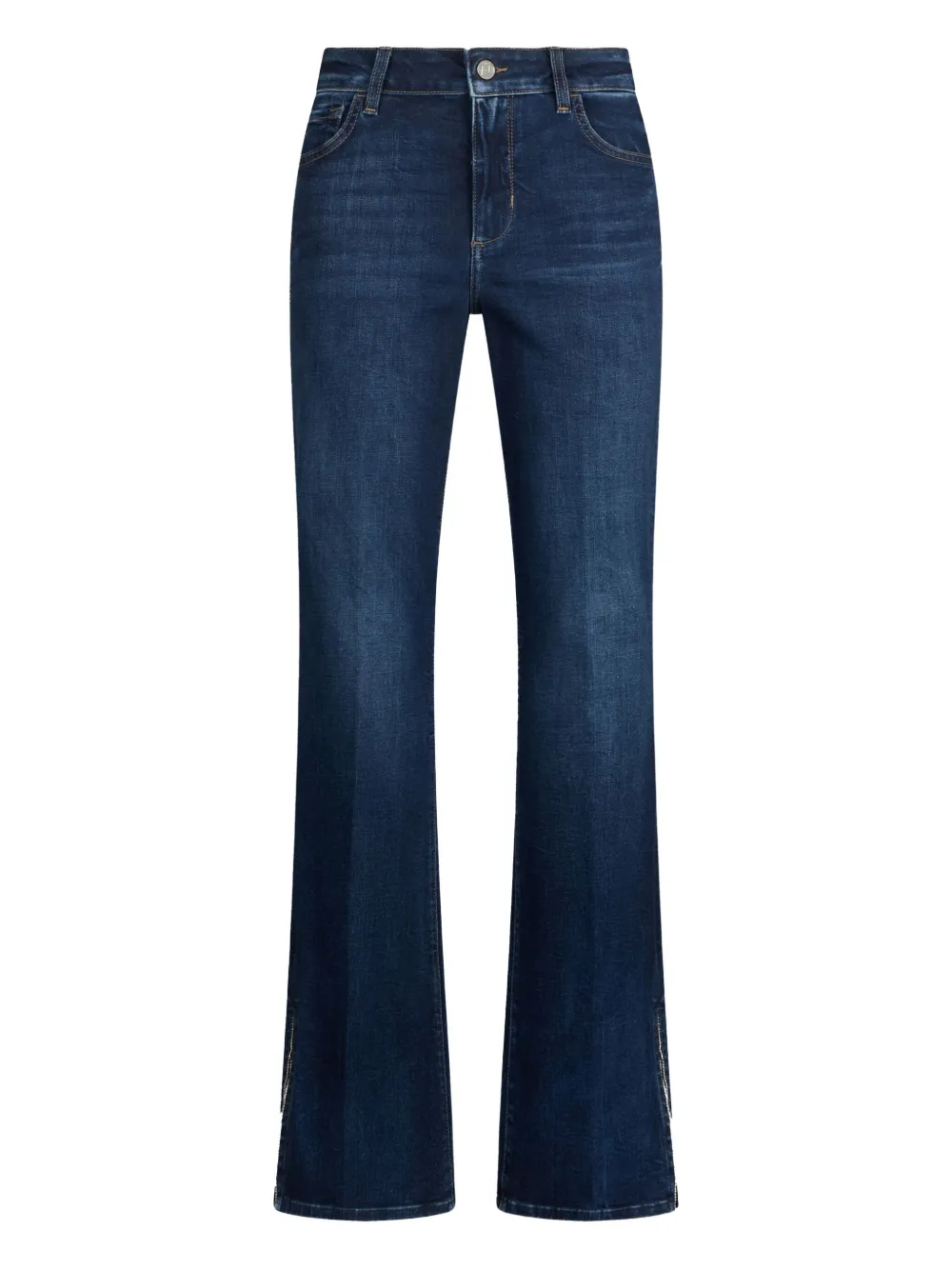 Liu •jo High-rise Flared Jeans In Blue