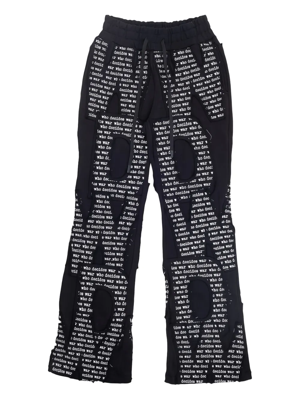 Who Decides War pants con capa | negro | Image 1