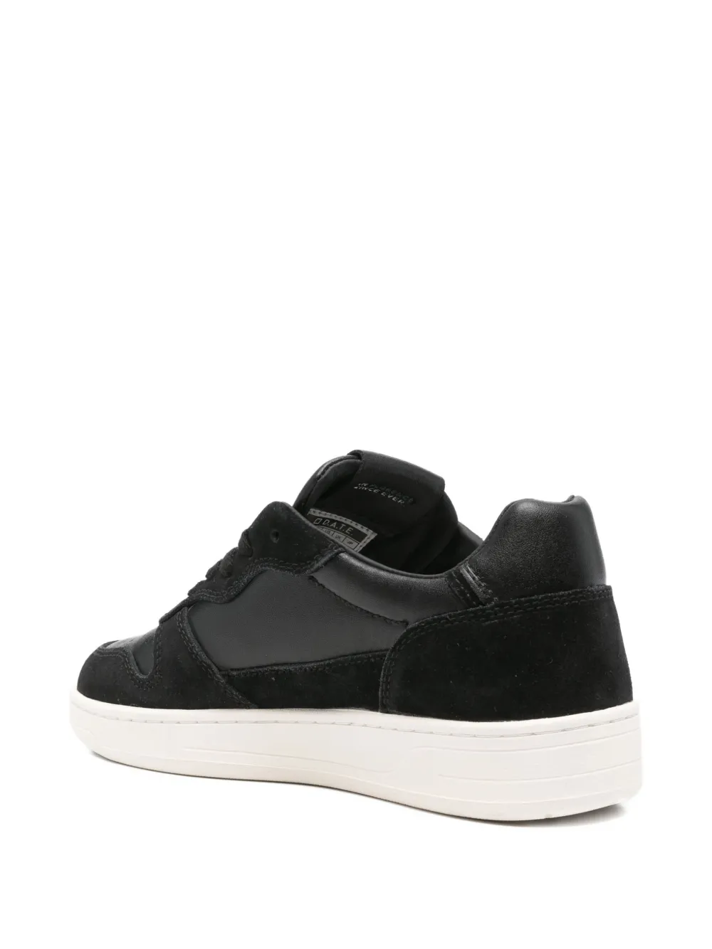 D.A.T.E. Leren sneakers Zwart