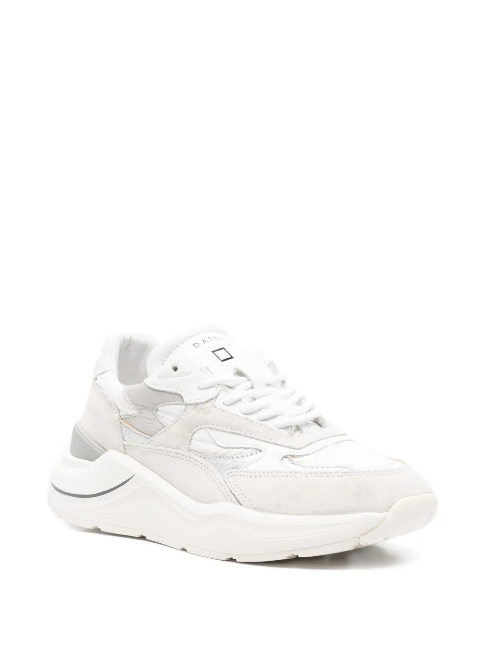 D.A.T.E. Low-top leren sneakers - Wit