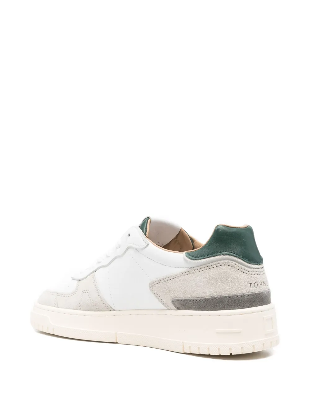 D.A.T.E. Leren sneakers Wit
