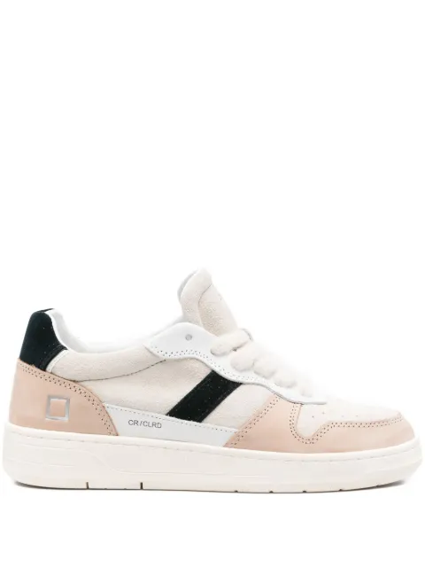 D.A.T.E. suede-panelled sneakers