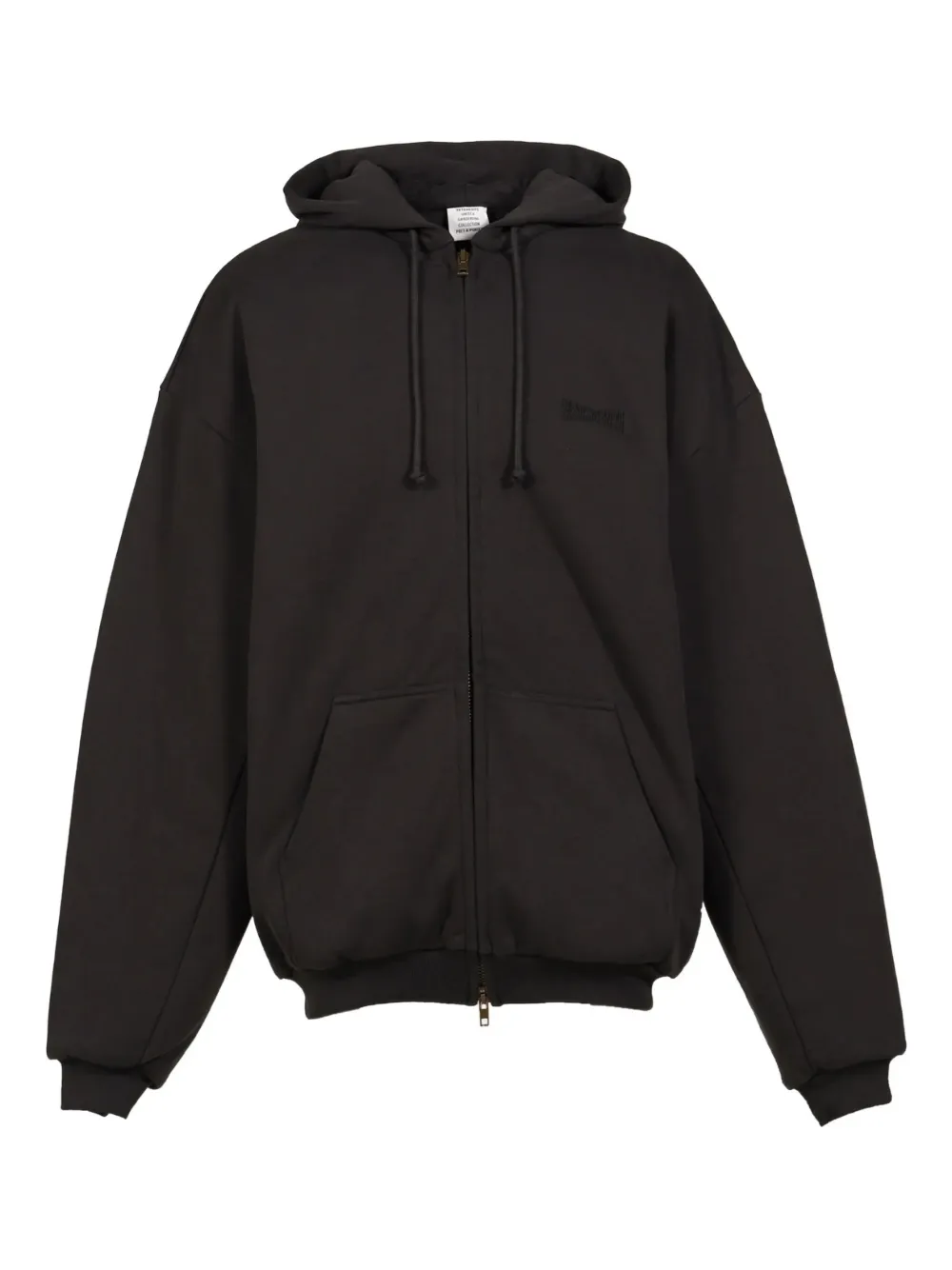 VETEMENTS ロゴ ジャケット - ブラック VETEMENTS ロゴ ジャケット - ブラック