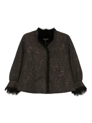 Manzoni 24 ジップアップ ムートンジャケット | ブルー | FARFETCH JP