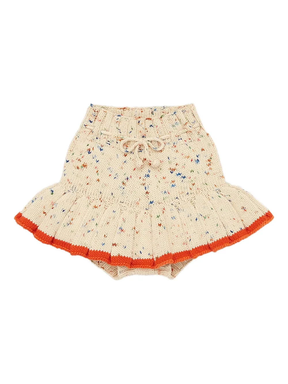 Misha & Puff confetti-print ruffled skirt | Neutrals | Image 1