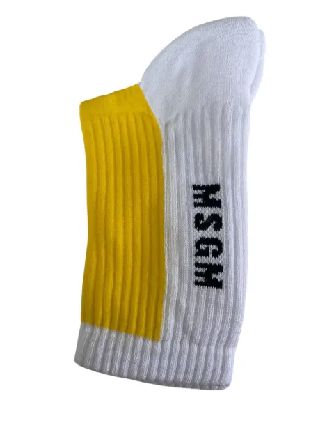 MSGM Kids calcetines con diseño color block
