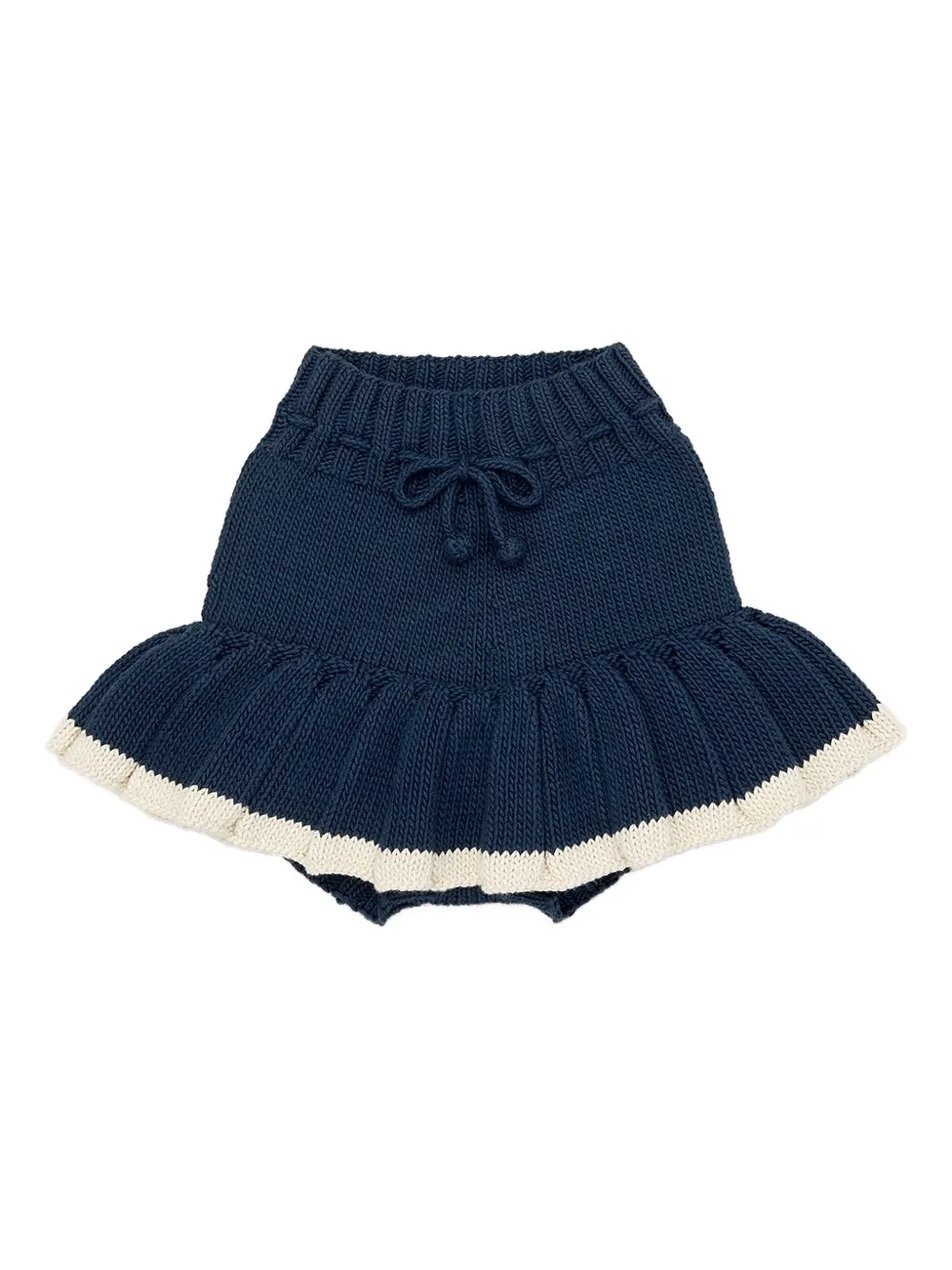 Misha & Puff ruffled drawstring skirt | Blue | Image 1