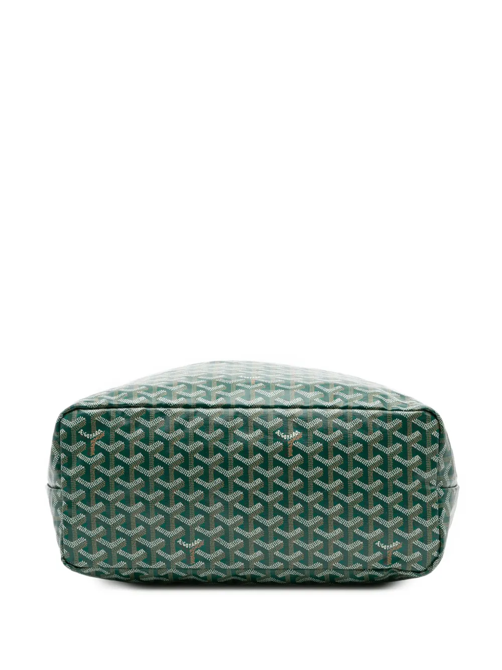 Pre-owned Goyard 2022 Ine Saint Louis Pm Tote Bag In Green
