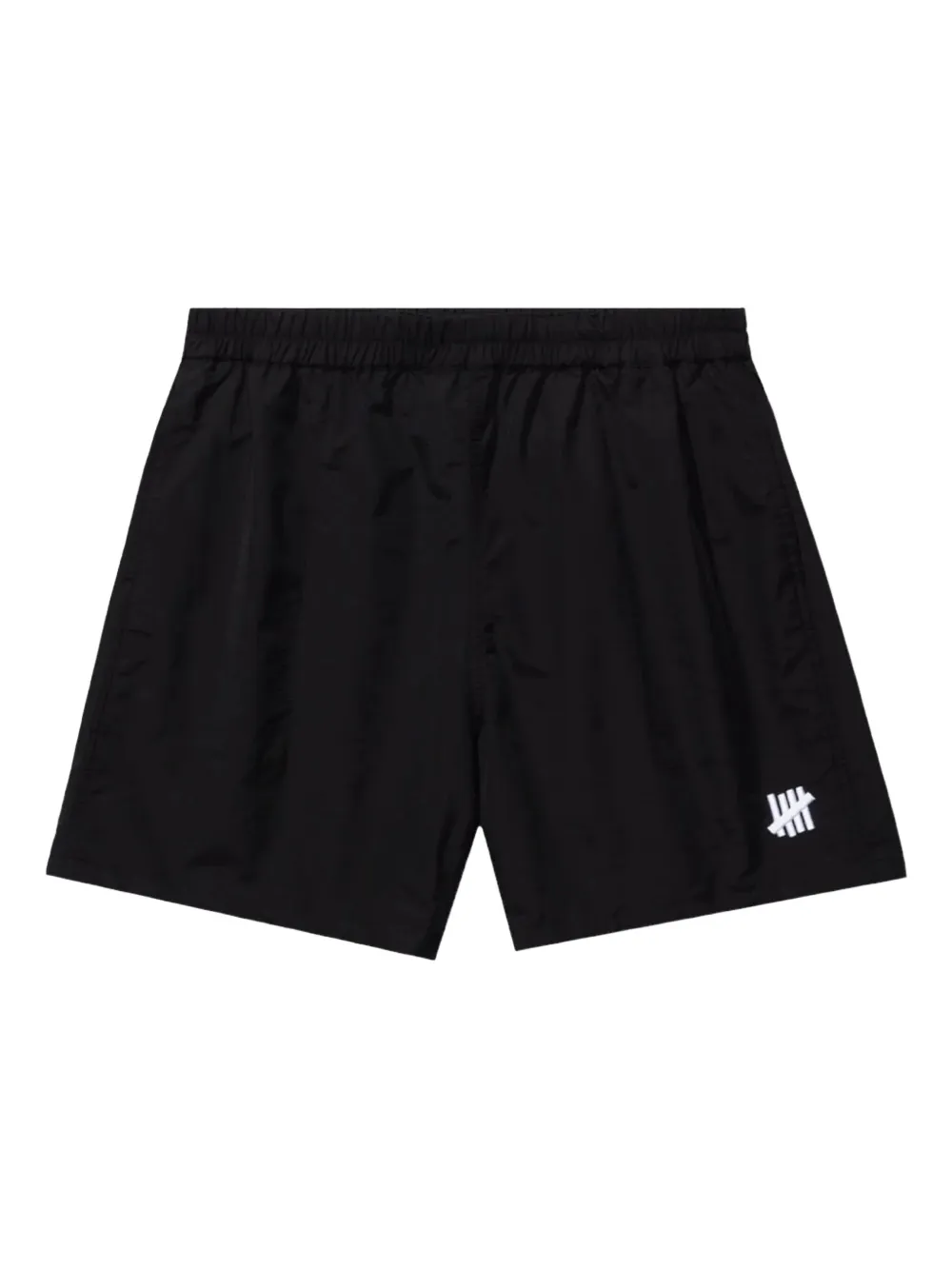 Undefeated logo-plaque swim shorts | Black | Image 1