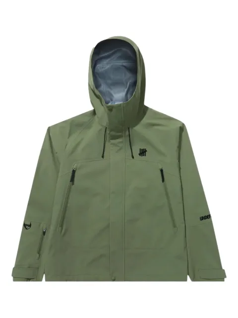 Undefeated zip-pocket hooded jacket