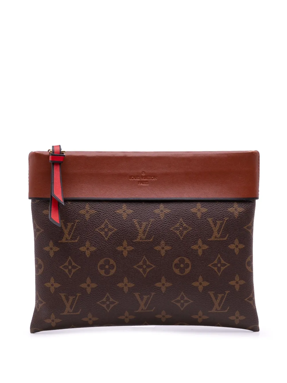 Louis Vuitton Pre-Owned 2017 モノグラム ポシェット チュイルリー クラッチバッグ - ブラウン Louis Vuitton Pre-Owned 2017 モノグラム ポシェット チュイルリー クラッチバッグ - ブラウン