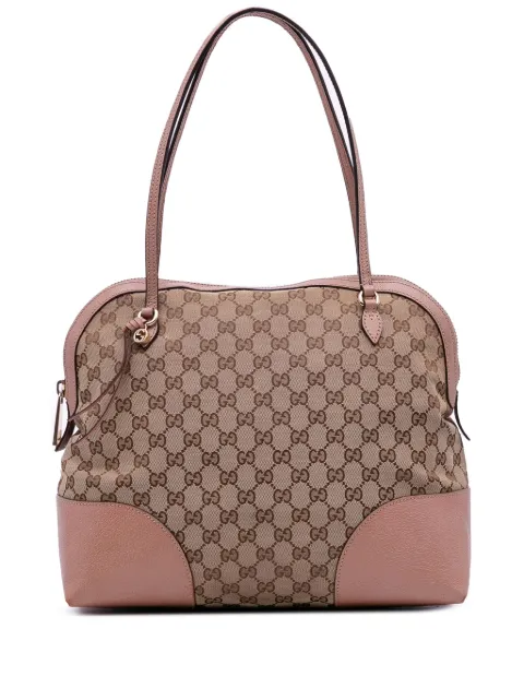 Gucci Pre-Owned 2016-2025 Medium GG Canvas Bree Dome tote bag
