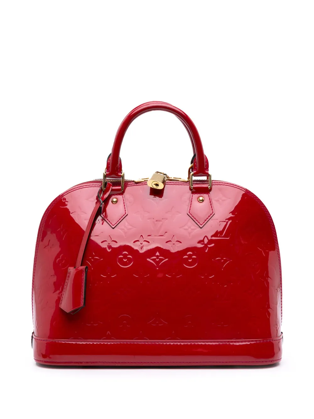 Louis Vuitton Pre-Owned 2014 モノグラム ヴェルニ アルマ PM ハンドバッグ - レッド Louis Vuitton Pre-Owned 2014 モノグラム ヴェルニ アルマ PM ハンドバッグ - レッド