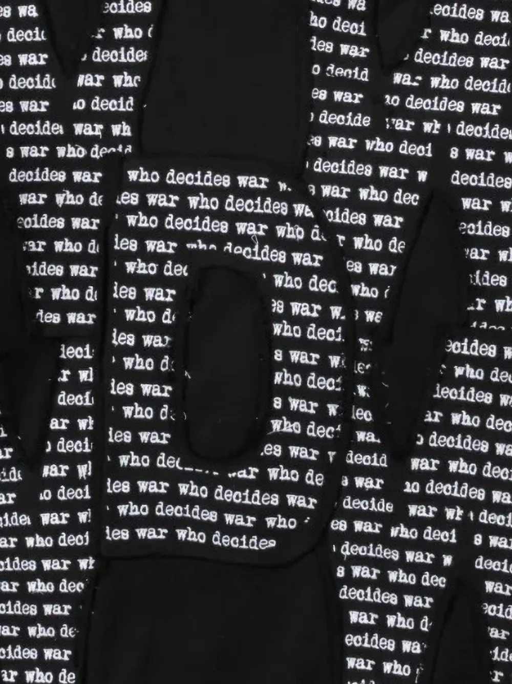 Who Decides War هودي بطبقة نص | هوديز | Image 2