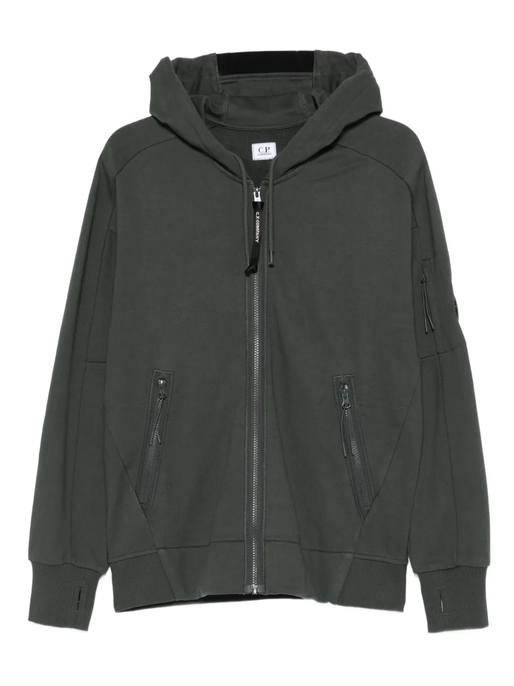 C.P. Company zip-up hoodie | Green | Image 1