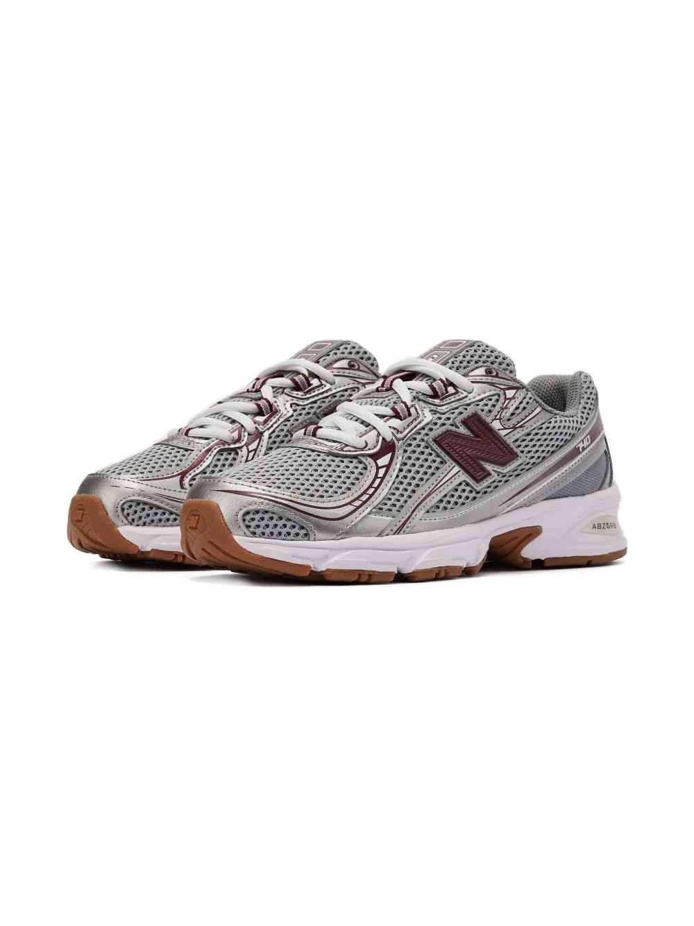 New Balance Kids 740 Bungee "Monarch Burgundy" sneakers Red