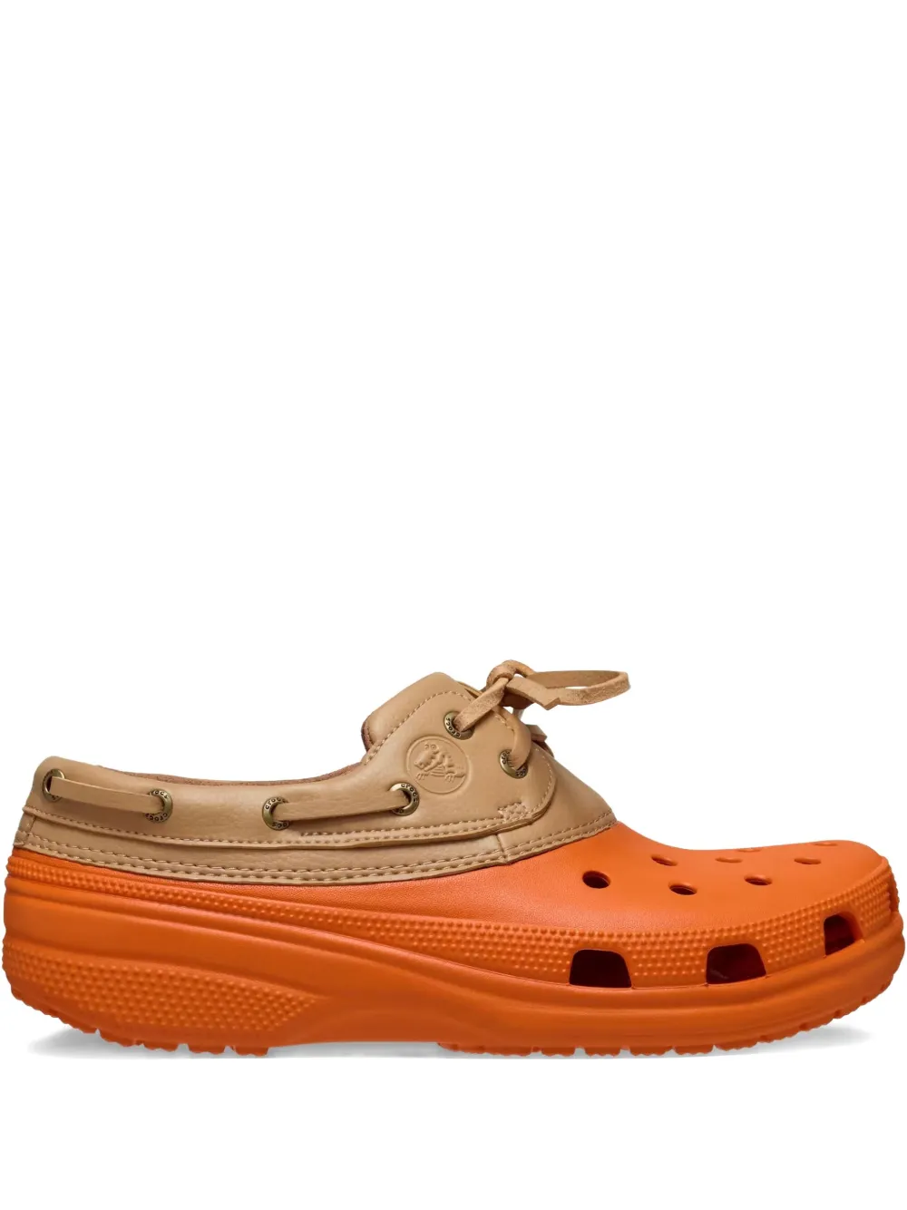Crocs Classic Islander Boat "Koi Fish Tan" clogs Orange