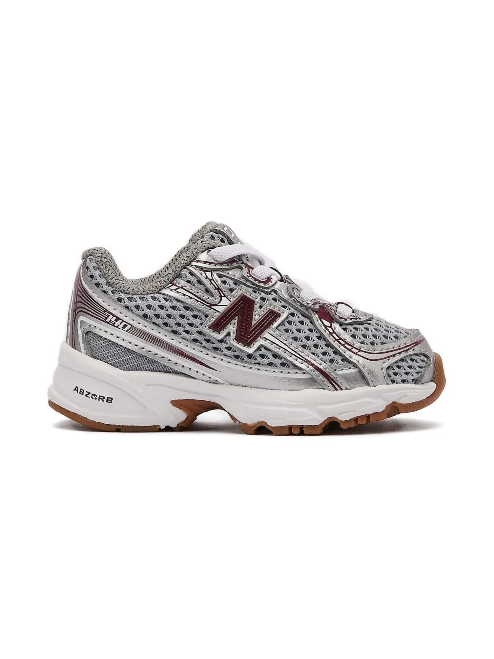 New Balance 740 Bungee v1 TD "Silver Metallic" sneeakers | Baby Girl Shoes | Image 2