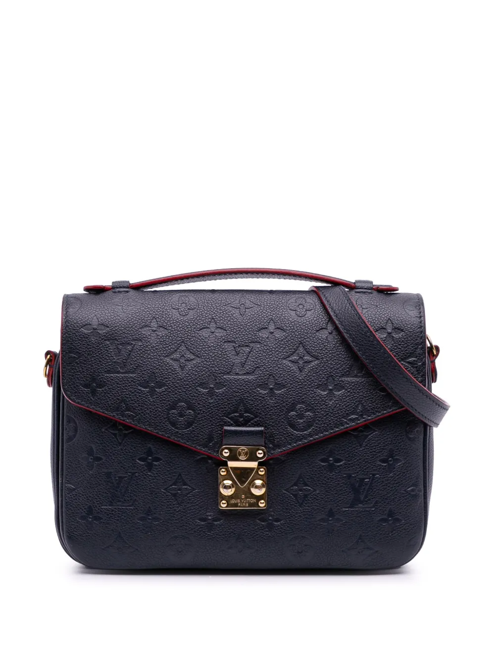 Louis Vuitton Pre-Owned 2017 Monogram Empreinte Pochette Metis satchel | Blue | Image 1