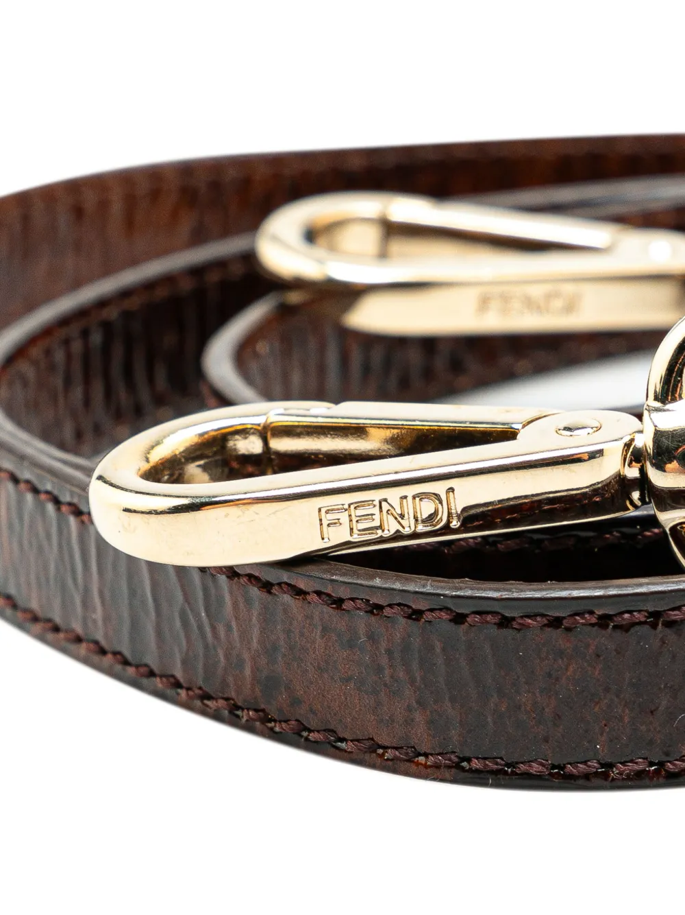 Fendi Pre-Owned 2000-2024 Leather Shoulder Strap | Women | Image 2