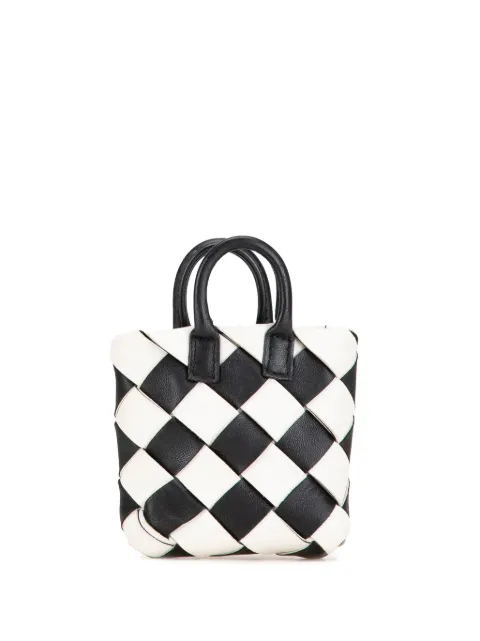 Bottega Veneta Pre-Owned 2010-2024 Nappa Intrecciato Maxi Cabat Bag Charm key chain