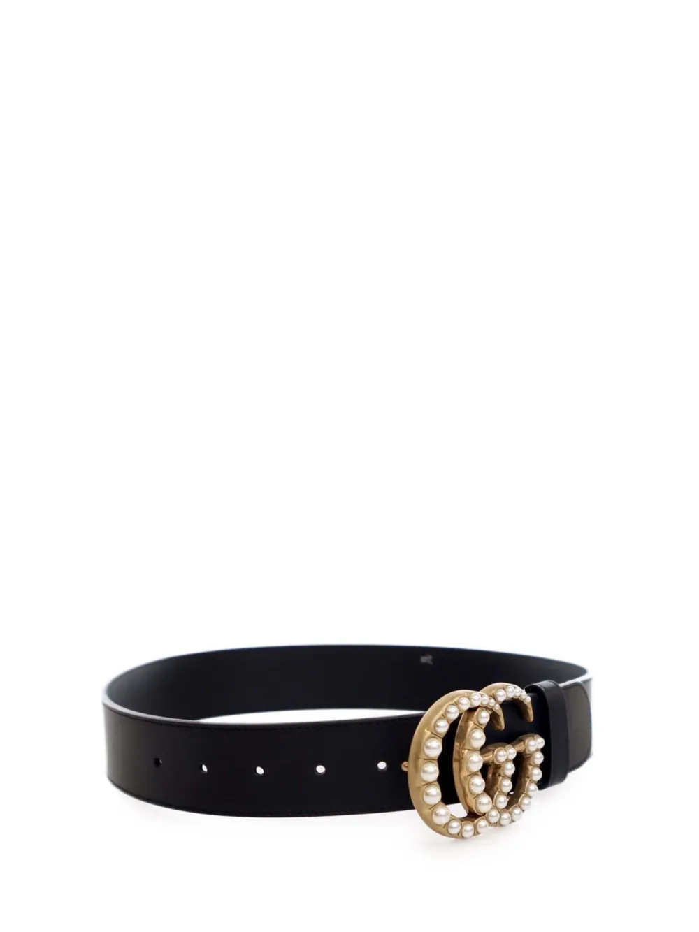 Gucci Pre-Owned 20th Century GG Marmont Pearl Leather belt | Image 2