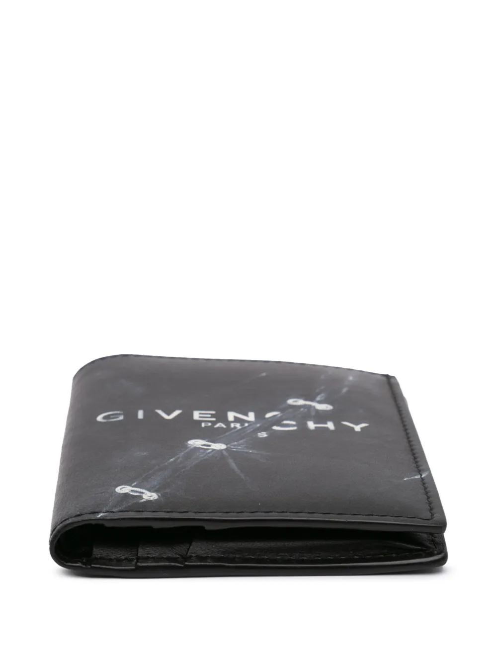 Pre-owned Givenchy 2000-2024 Leather Card Holder In Black