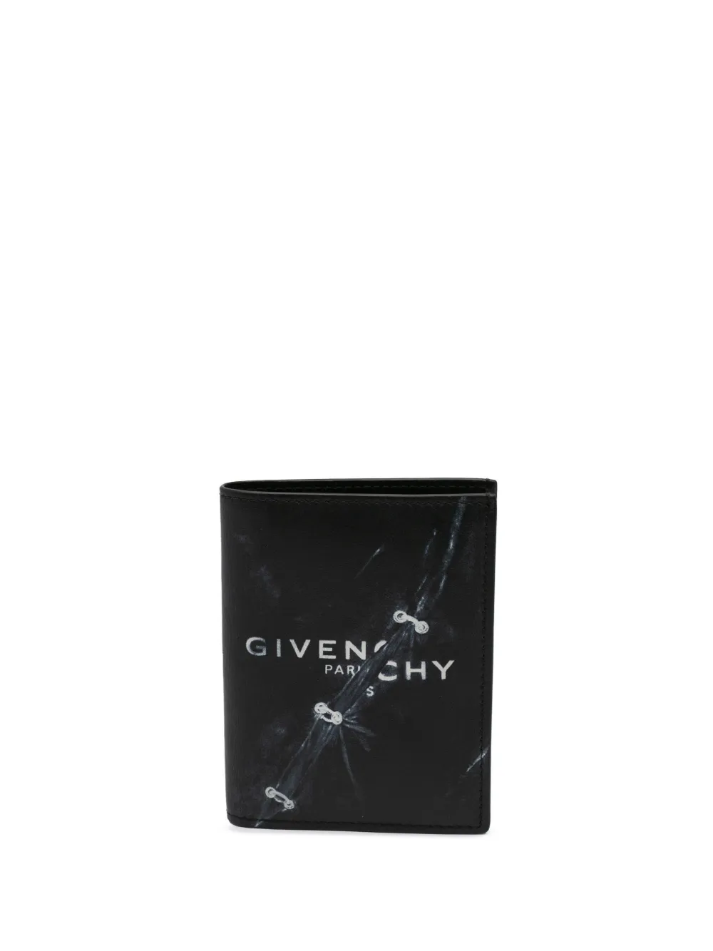 Pre-owned Givenchy 2000-2024 Leather Card Holder In Black