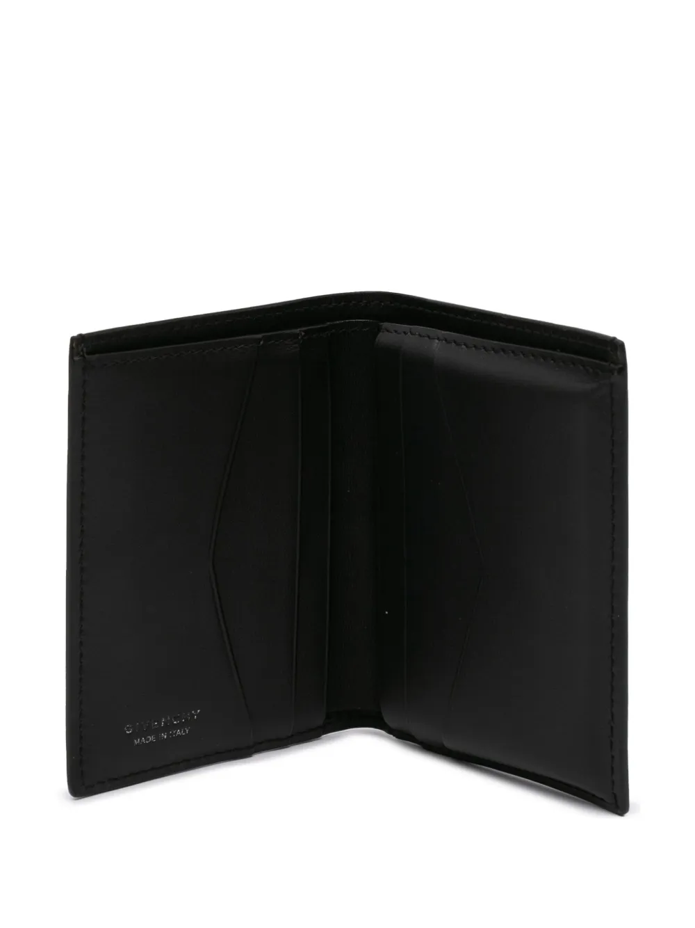 Pre-owned Givenchy 2000-2024 Leather Card Holder In Black