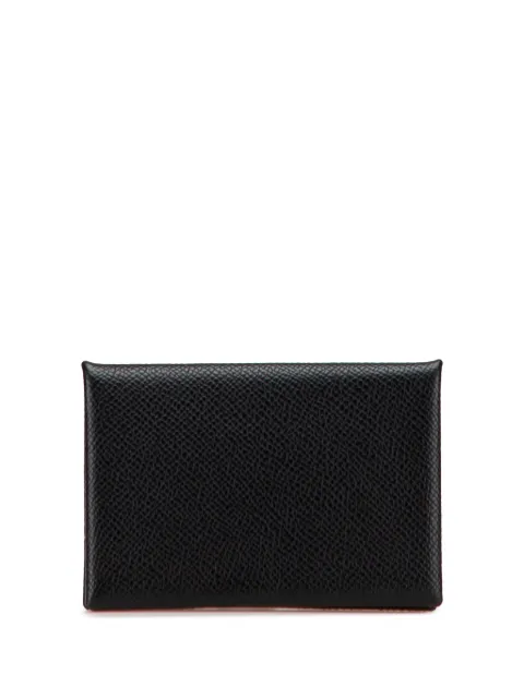 Hermès Pre-Owned 2022 Epsom Calvi card holder