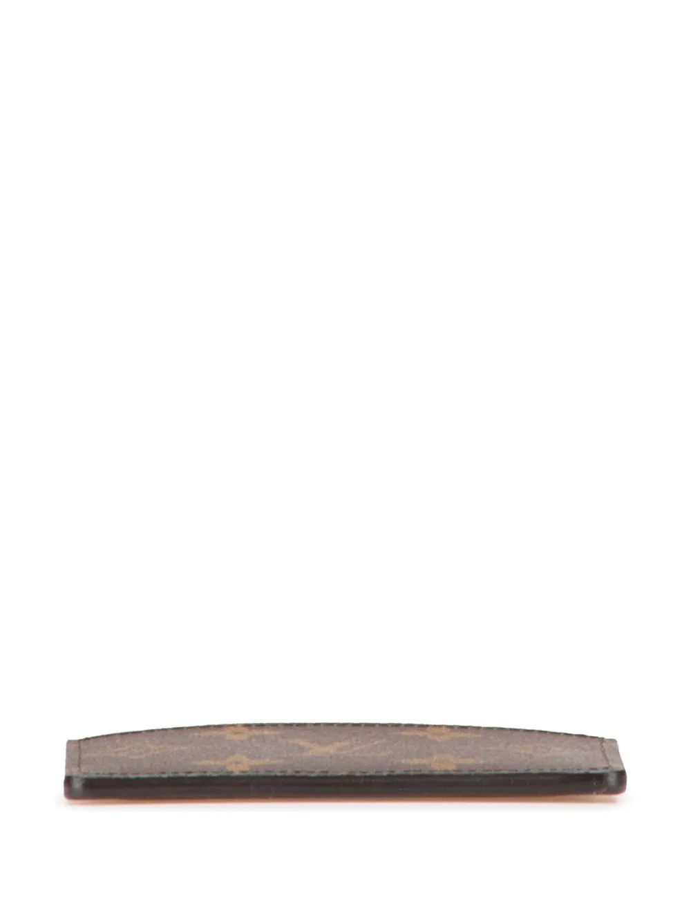 Pre-owned Louis Vuitton 2021-2025 Monogram Card Holder In Brown