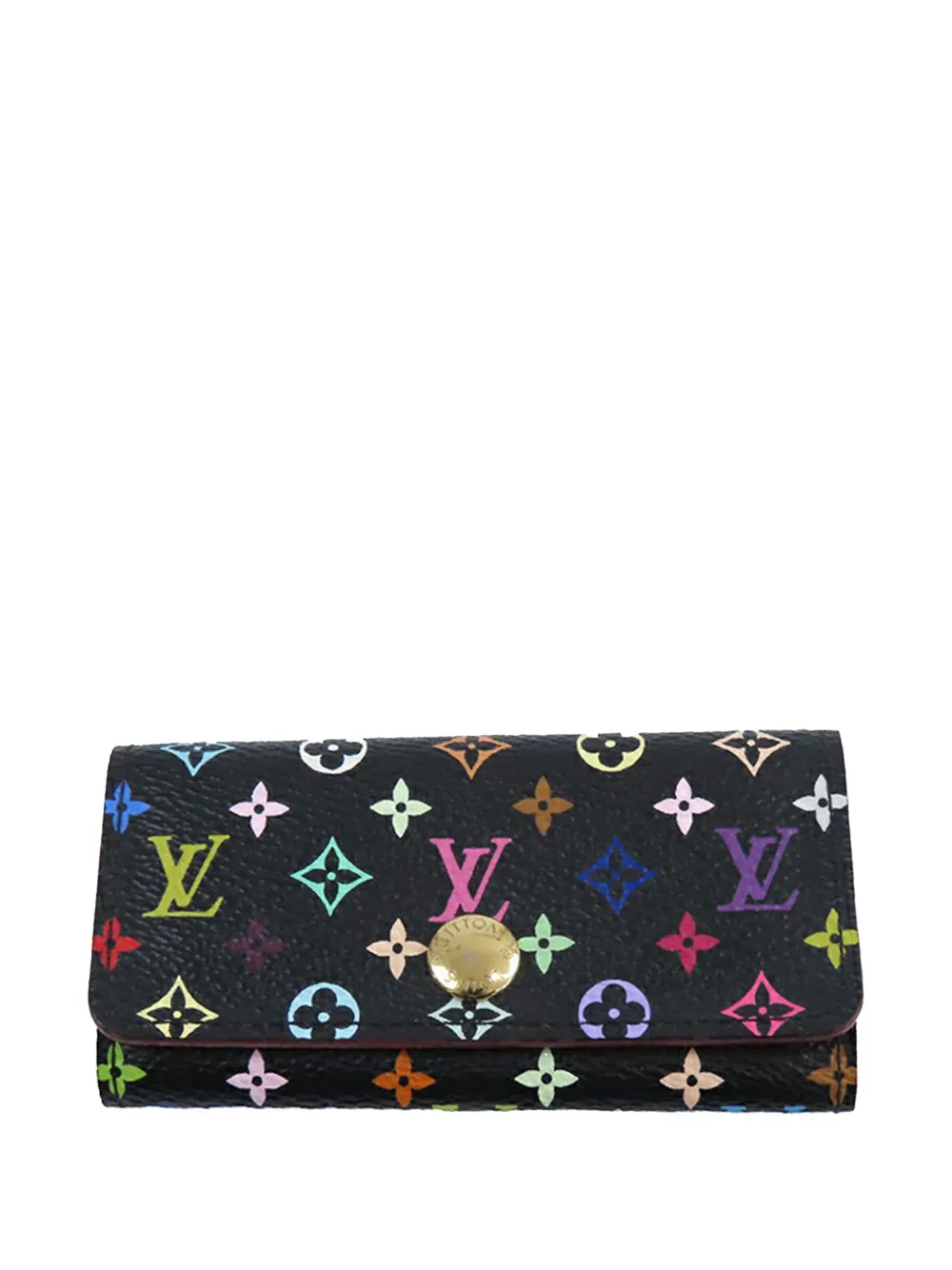 Louis Vuitton Pre-Owned 2011 Monogram Multicolore 4 key holder | Black | Image 1