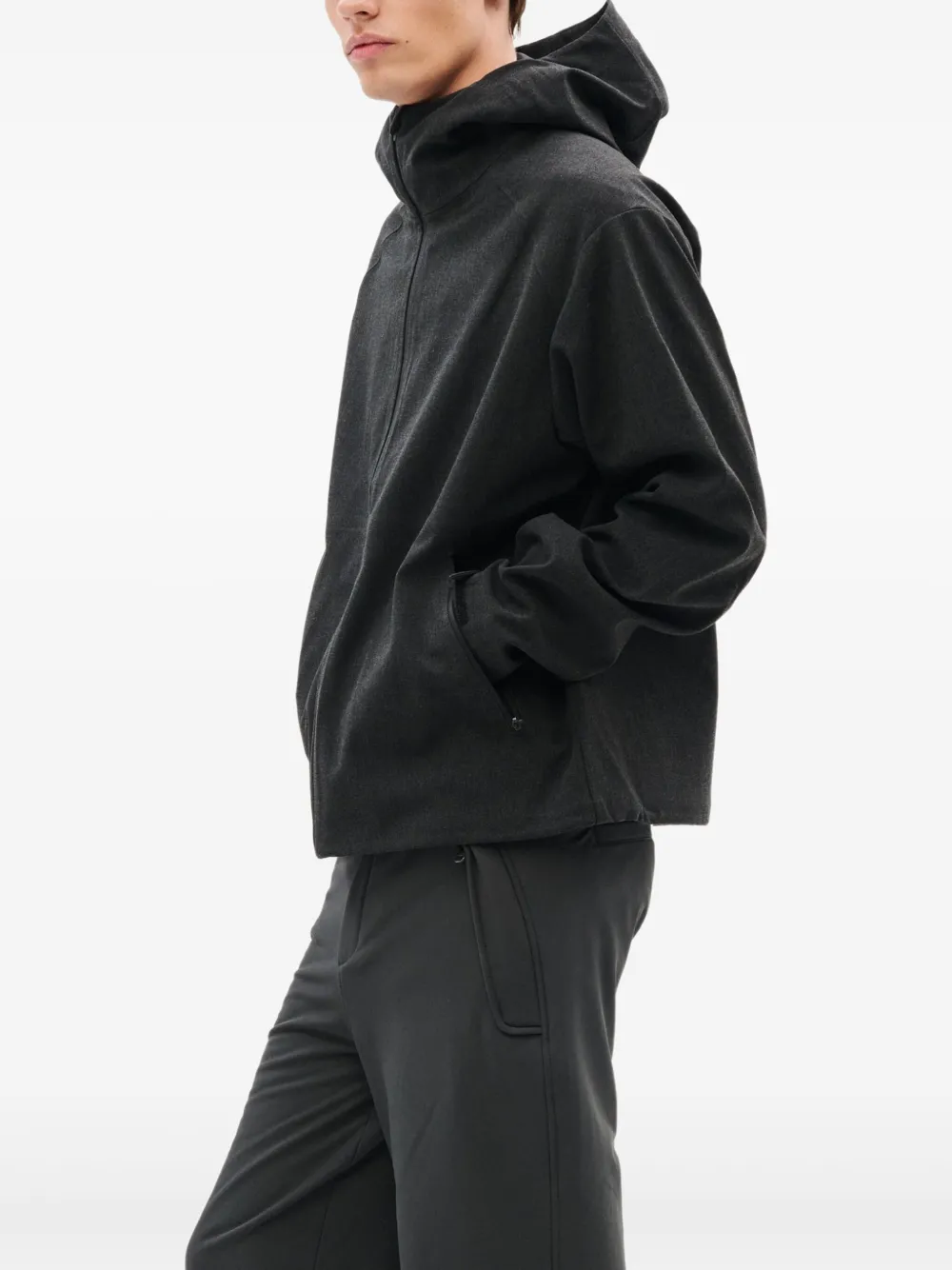 Hiking Patrol Jack met capuchon Zwart