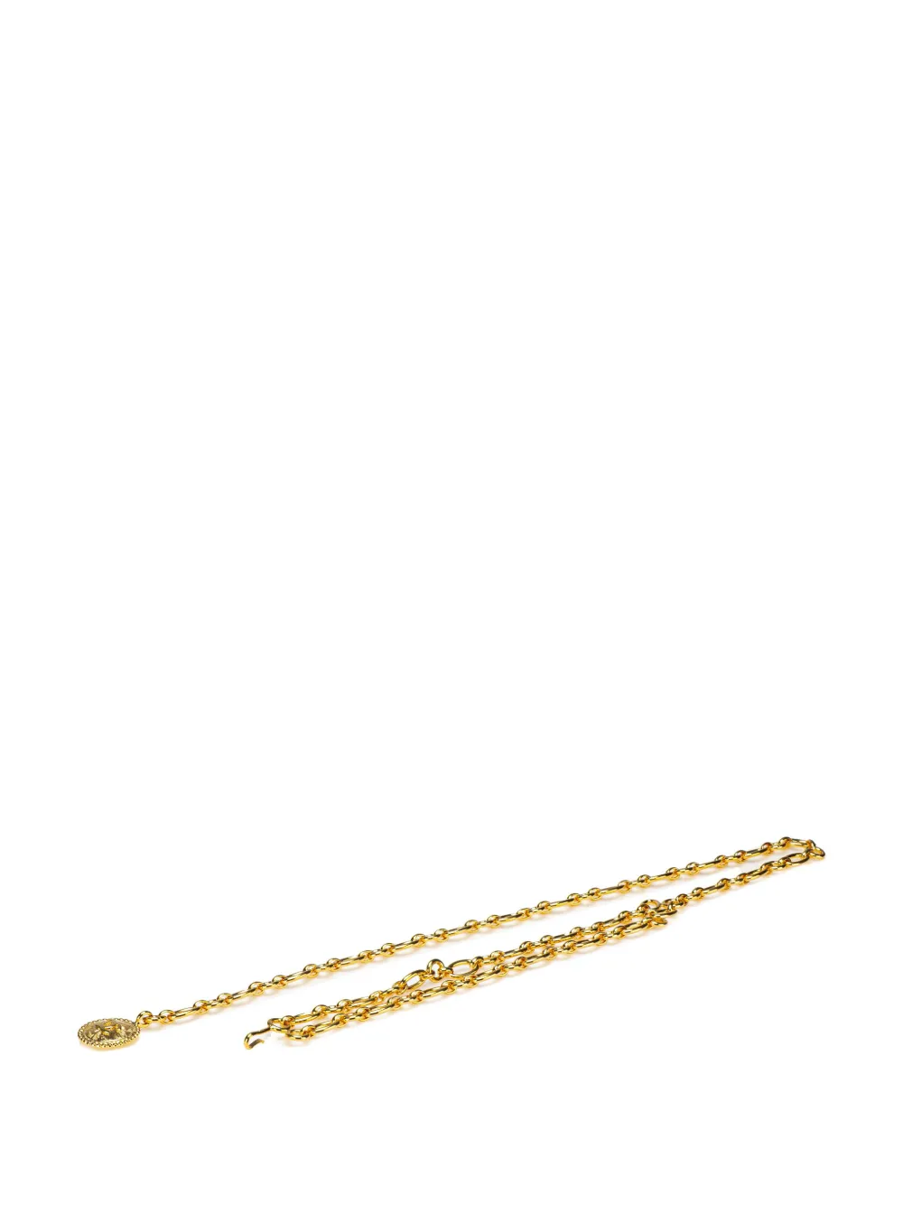 CHANEL Pre-Owned 1950-1970 ゴールドプレーテッド ココマーク メダリオン チェーンベルト - ゴールドトーン