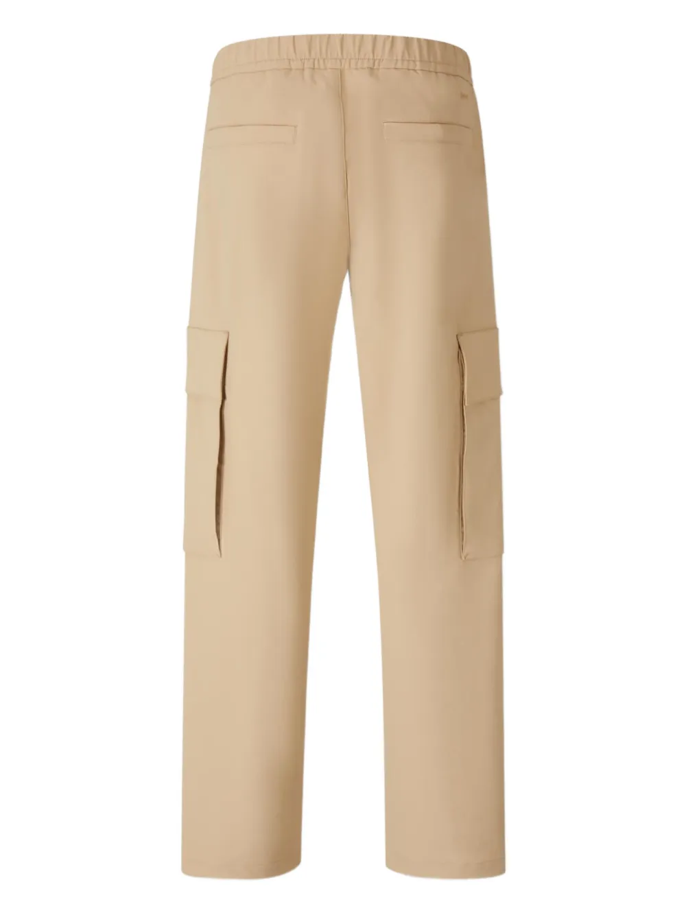 Laminar elastic-waistband cargo-pocket trousers | Cropped Pants | Image 2