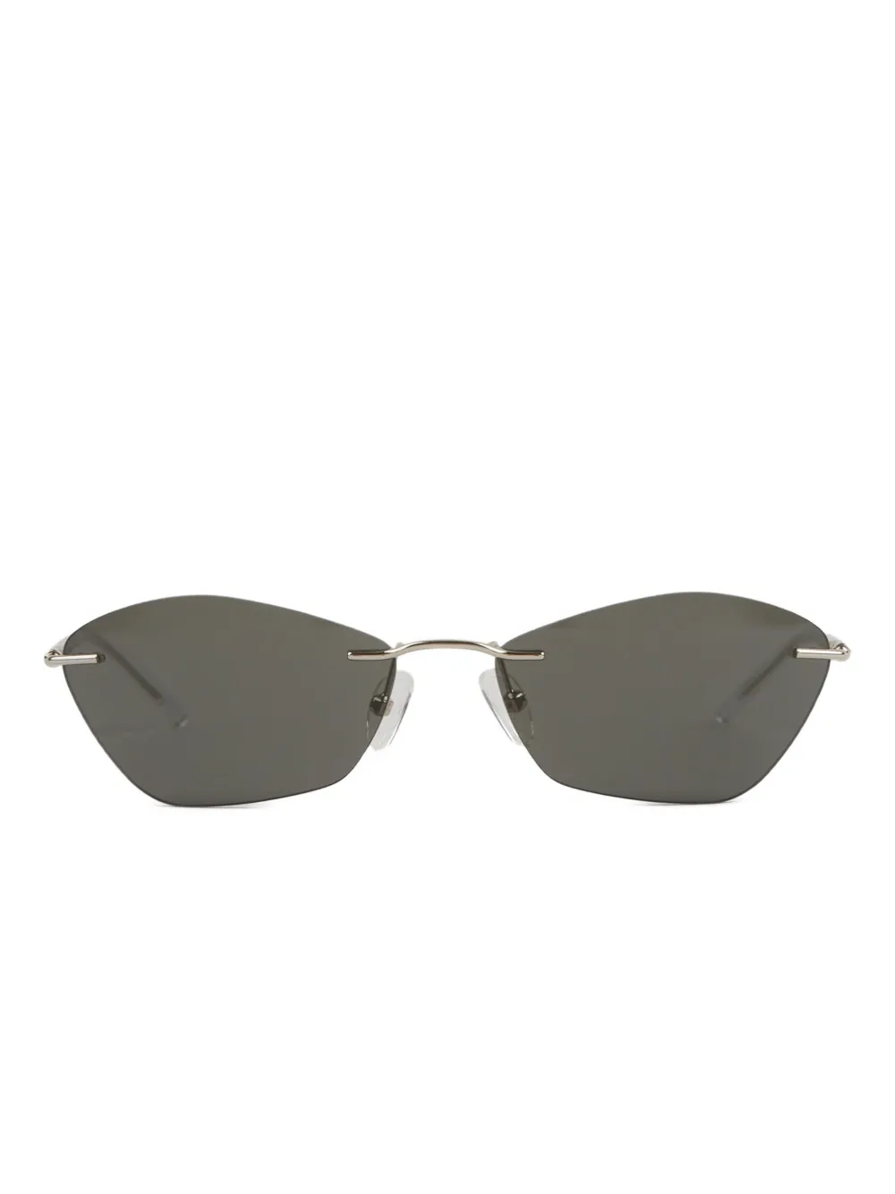 Alexander McQueen Eyewear geometric-frame sunglasses | Grey | Image 1