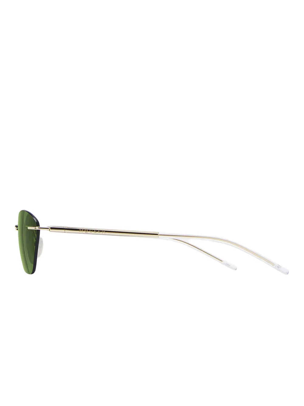 Alexander McQueen Zonnebril met cat-eye montuur Goud