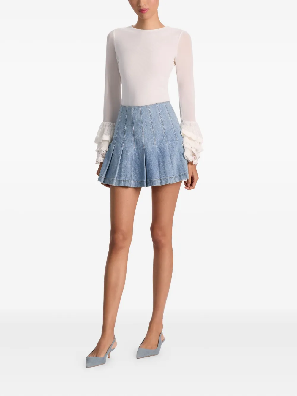 Alice + olivia Delaina top - Wit