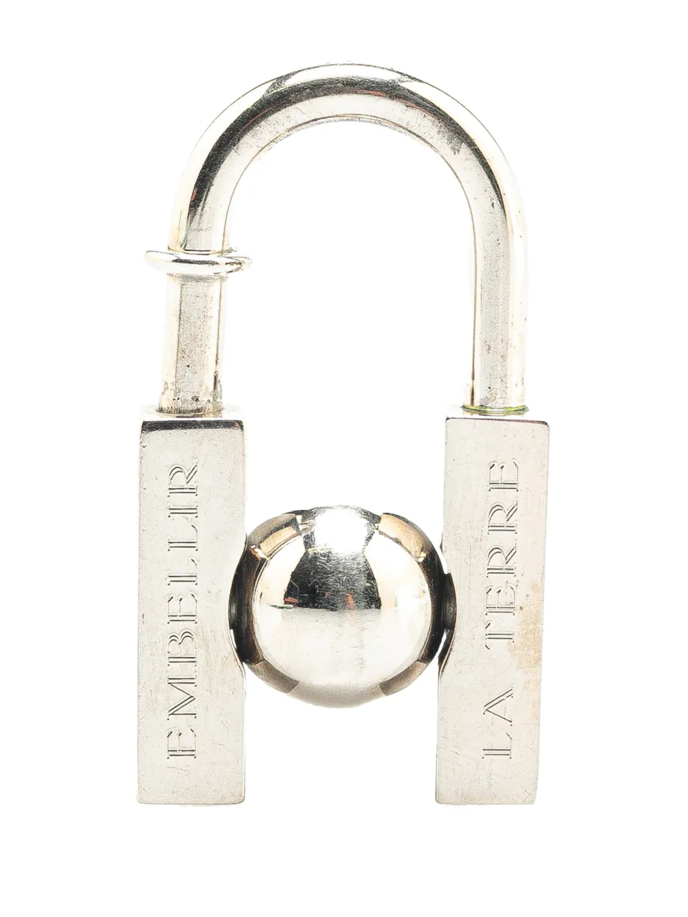 Hermès Pre-Owned 2001 Palladium Plated LHomme Peut Embellir La Terre Cadena Lock | Image 2