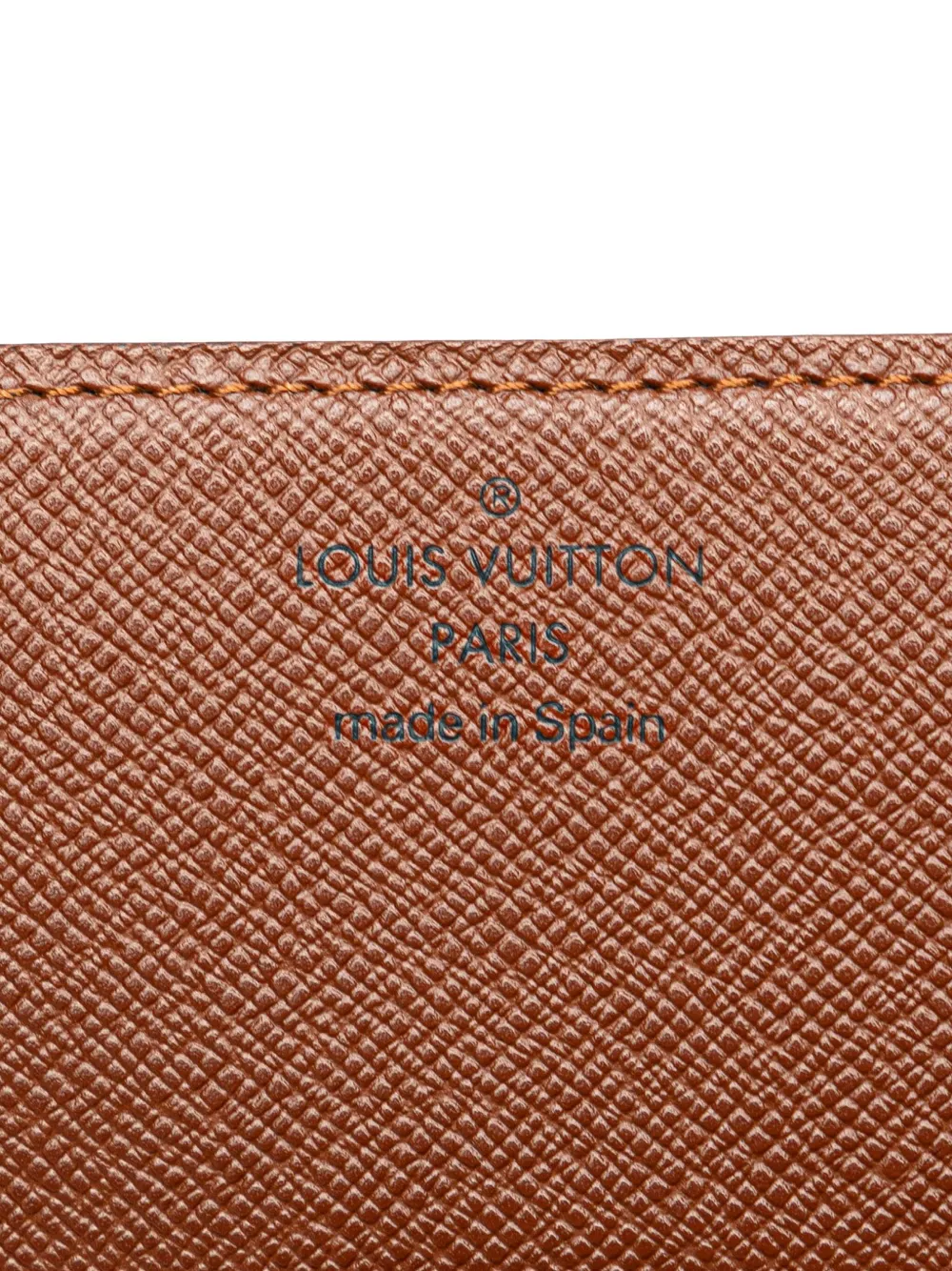 Pre-owned Louis Vuitton 2003 Monogram Case Card Holder In Brown